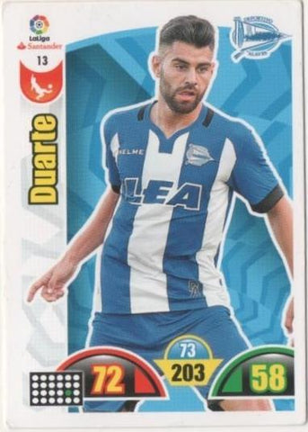 Cromo E00594: Album 2-Trading Car Game 2017-18, DuartE Deportivo Alavés. Defensa