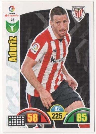 Cromo E00599: Album 2-Trading Car Game 2017-18, Aduriz: At.C. Bilbao. Delantero