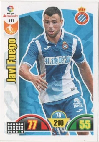 Cromo E00694: Album 2-Trading Car Game 2017-18, Javi Fuego: R.C.D. Español. Medio