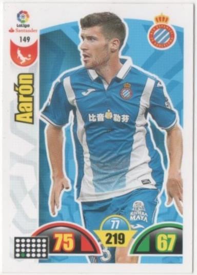 Cromo E00692: Album 2-Trading Car Game 2017-18, Aarón: R.C.D. Español. Defensa