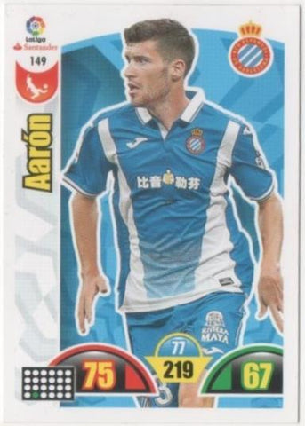 Cromo E00692: Album 2-Trading Car Game 2017-18, Aarón: R.C.D. Español. Defensa