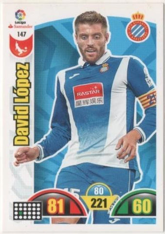 Cromo E00690: Album 2-Trading Car Game 2017-18, David López: R.C.D. Español. Defensa