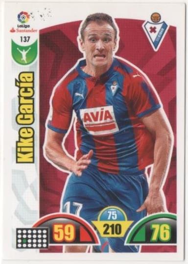 Cromo E00682: Album 2-Trading Car Game 2017-18, Kike García: SD Eibar. Delantero