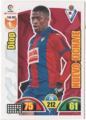 Cromo E00688: Album 2-Trading Car Game 2017-18. Diop: SD Eibar. Medio