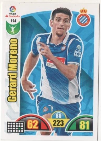 Cromo E00697: Album 2-Trading Car Game 2017-18, Gerad Moreno: R.C.D. Español. Delantero