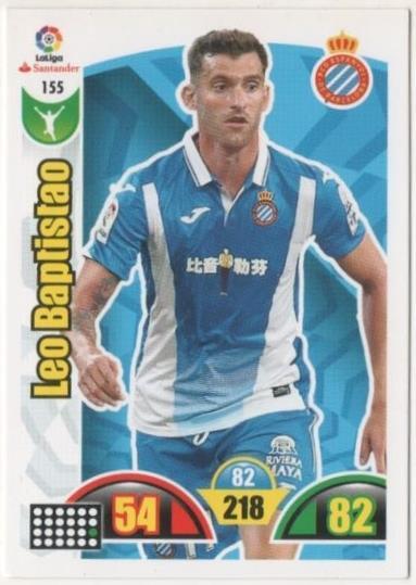 Cromo E00698: Album 2-Trading Car Game 2017-18, Leo Baptistao:R.C.D. Español. Delantero