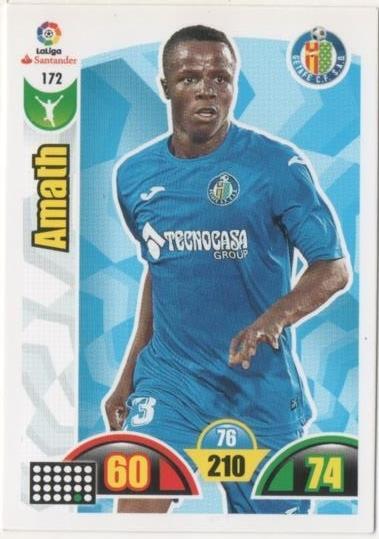 Cromo E00706: Album 2-Trading Car Game 2017-18, Amath: Getafe C.F. Delantero