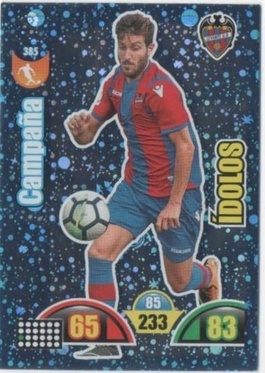 Cromo E00857: Album 2-Trading Car Game 2017-18, Campaña-ÍDOLOS: Levante U.D. Medio