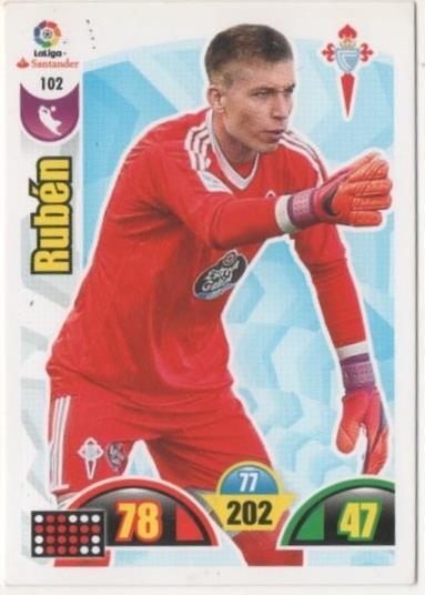Cromo E00658: Album 2-Trading Car Game 2017-18, Rubén: R.C. Celta de Vigo