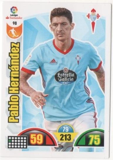 Cromo E00655: Album 2-Trading Car Game 2017-18, Pablo Hernández: R.C. Celta de Vigo. Medio
