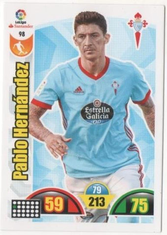 Cromo E00655: Album 2-Trading Car Game 2017-18, Pablo Hernández: R.C. Celta de Vigo. Medio