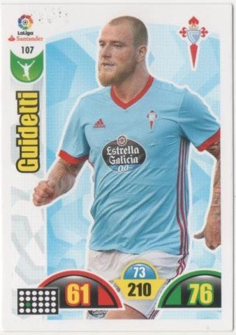 Cromo E00660: Album 2-Trading Car Game 2017-18, Guidetti: R.C. Celta de Vigo. Delantero