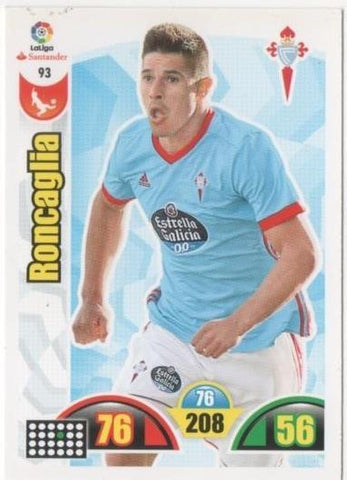 Cromo E00651: Album 2-Trading Car Game 2017-18, Roncaglia: R.C. Celta de Vigo. Defensa