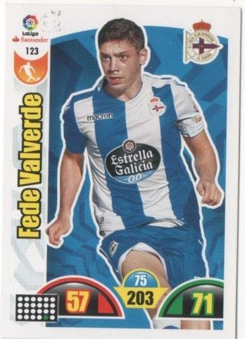 Cromo E00672: Album 2-Trading Car Game 2017-18, Fede ValverdE R.C.D la Coruña. Medio