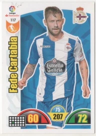 Cromo E00669: Album 2-Trading Car Game 2017-18, Fede Cartabia: R.C.D la Coruña. Medio