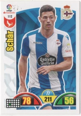 Cromo E00665: Album 2-Trading Car Game 2017-18, Schär: R.C. D la Coruña. Defensa