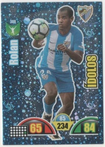 Cromo E00860: Album 2-Trading Car Game 2017-18, Rolan-ÍDOLOS: Málaga C.F. Delantero