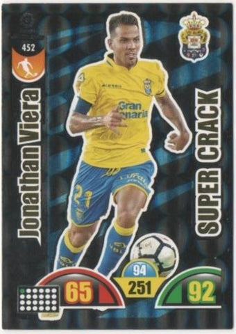 Cromo E00903: Album 2-Trading Car Game 2017-18, Jonathan Viera-SUPER CRACK: U.D. Canarias.Medio