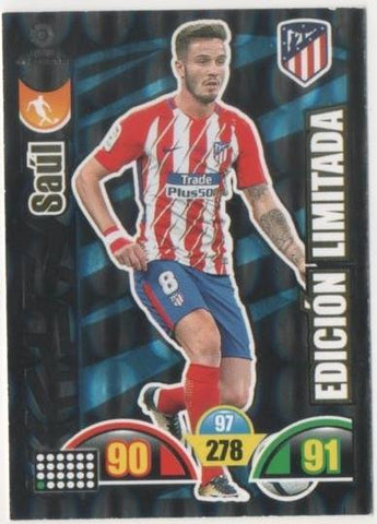 Cromo E00908: Album 2-Trading Car Game 2017-18, Saúl: At. De Madrid. Medio