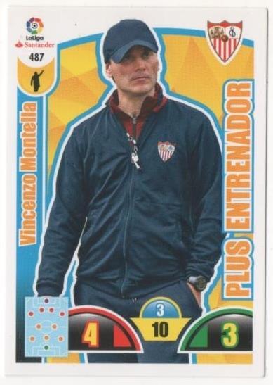 Cromo E00927: Album 2-Trading Car Game 2017-18, Vicenzo Montella-PLUS ENTRENADOR: Sevilla F.C. 