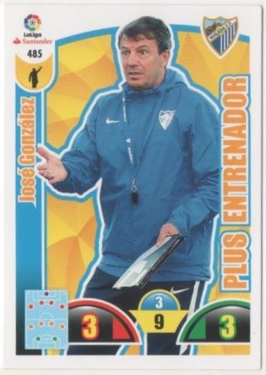 Cromo E00925: Album 2-Trading Car Game 2017-18, José González-PLUS ENTRENADOR: Malaga C.F.