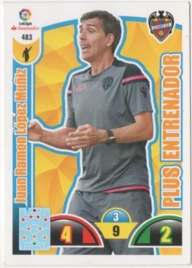 Cromo E00923: Album 2-Trading Car Game 2017-18, J. Ramón López Muñiz-PLUS ENTRENADOR: Levante U.D