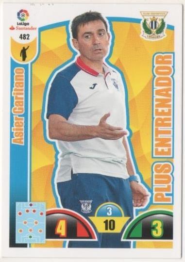 Cromo E00922: Album 2-Trading Car Game 2017-18, Asier Garitano-PLUS ENTRENADOR: C.D. Leganes