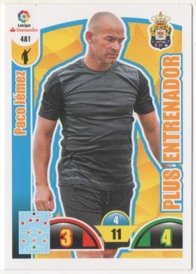 Cromo E00921: Album 2-Trading Car Game 2017-18, Paco Jémez-PLUS ENTRENADOR: U.D Las Palmas