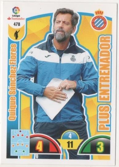 Cromo E00918: Album 2-Trading Car Game 2017-18, Quique Sánchez Flores-PLUS ENTRENADOR: R.C.D.Español