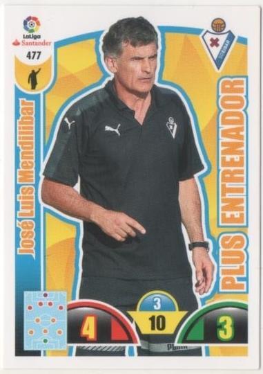 Cromo E00917: Album 2-Trading Car Game 20147-18, José Luis Mendilibar-PLUS ENTRENADOR: SD Eibar