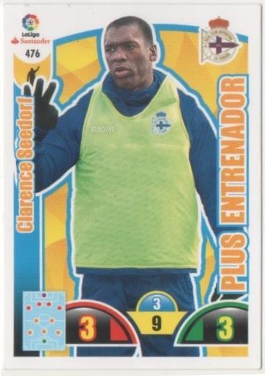 Cromo E00916: Album 2-Trading Car Game 2017-18, Clarence Seedorf-PLUS ENTRENADOR: R.C.D. La Coruña