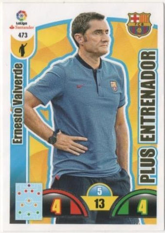 Cromo E00914: Album 2-Trading Car Game 2017-18, Ernesto Valverde-PLUS ENTRENADOR: F.C.Barcelona