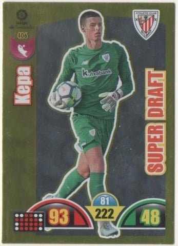 Cromo E00875: Album 2-Trading Car Game 2017-18, Kepa-SUPER DRAFT: At. de Bilbao. Portero