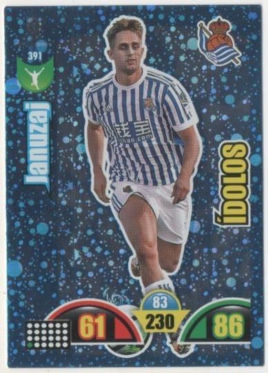 Cromo E00862: Album 2-Trading Car Game 2017-18, Januzaj-ÍDOLOS: Real Sociedad. Delantero