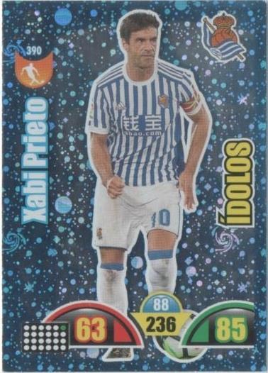 Cromo E00861: Album 2-Trading Car Game 2017-18, Xabi Prieto-ÍDOLOS: Real Sociedad. Medio