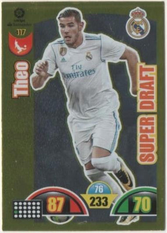 Cromo E00882: Album 2-Trading Car Game, Theo-SUPER DRAFT: Real Madrid. Defensa