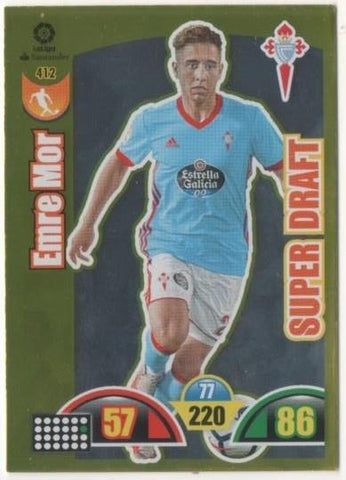 Cromo E00880: Album 2-Trading Car Game 2017-18, Emre Mor-SUPER DRAFT: R.C Celta de Vigo. Medio