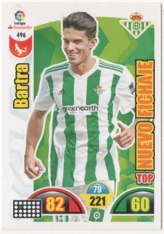 Cromo E00936: Album 2-Trading Car Game 2017-18, Bartra: Real Betis Balonpié. Defensa
