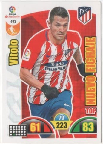 Cromo E00932: Album 2-Trading Car Game 2017-18, Vitolo: At. De Madrid. Medio
