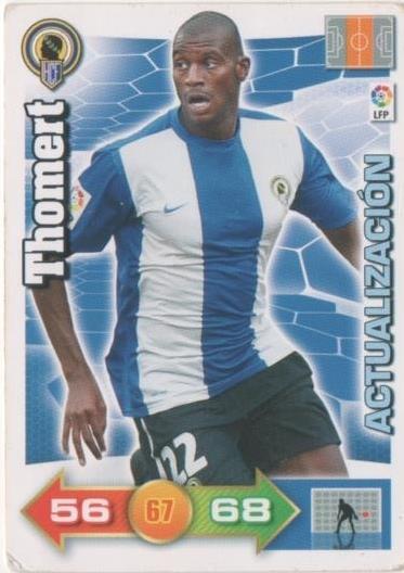 Cromo E00573: Album 2-Trading Car Game 2010-11, Thomert: Hércules C.F. Medio