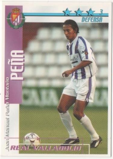 Cromo E00185: Fichas de la Liga 2003, Peña: Real Valladolid. Defensa
