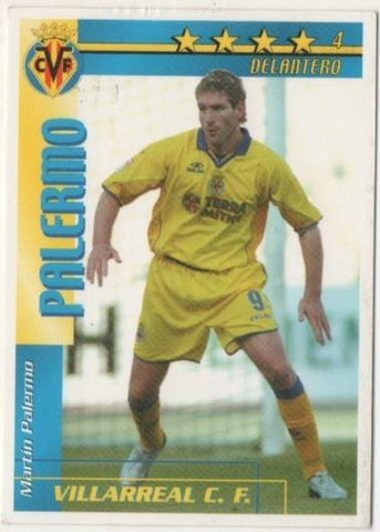 Cromo E00196: Fichas de la Liga 2003, Palermo: Vilarreal C.F. Delantero
