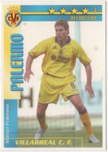 Cromo E00209: Fichas de la Liga 2003, Palermo: Vilarreal F.C. Delantero 