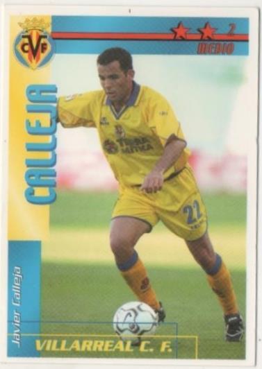 Cromo E00208: Fichas de la Liga 2003, Calleja: Vilarreal F.C. Medio