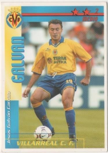 Cromo E00200: Fichas de la Liga 2003, Galvan: Vilarreal F.C. Medio