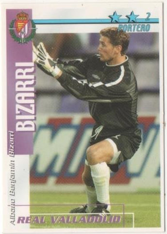 Cromo E00177: Fichas de la Liga 2003, Bizarri: Real Valladolid. Portero
