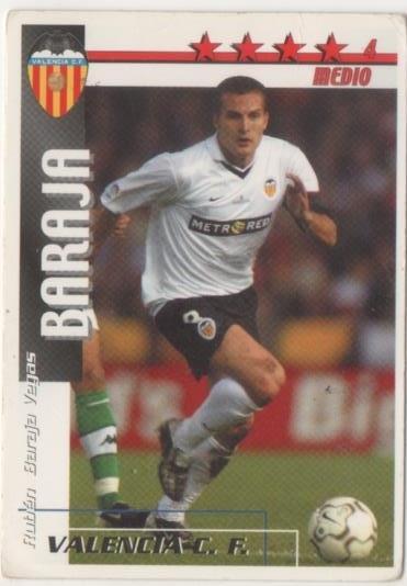 Cromo E00167: Fichas de la Liga 2003, Baraja: Valencia F. C. Medio