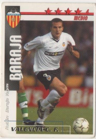 Cromo E00167: Fichas de la Liga 2003, Baraja: Valencia F. C. Medio