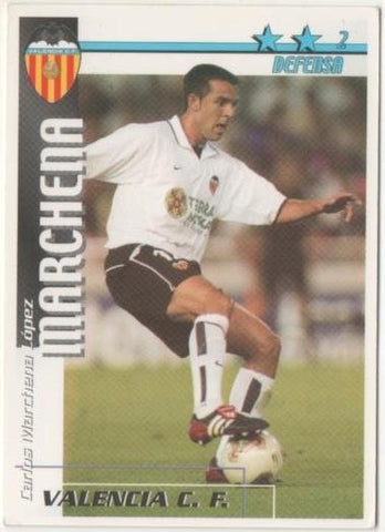 Cromo E00163: Fichas de la Liga 2003, Marchena: Valencia F.C. Defensa