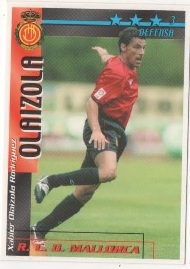 Cromo E00265: Fichas de la Liga 2003, Olaizola: R.C.D. Mallorca. Defensa